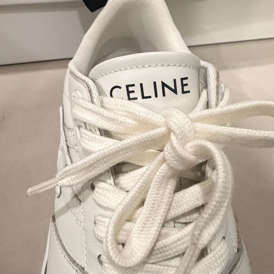 Celine凱旋門 logo 小白鞋-14