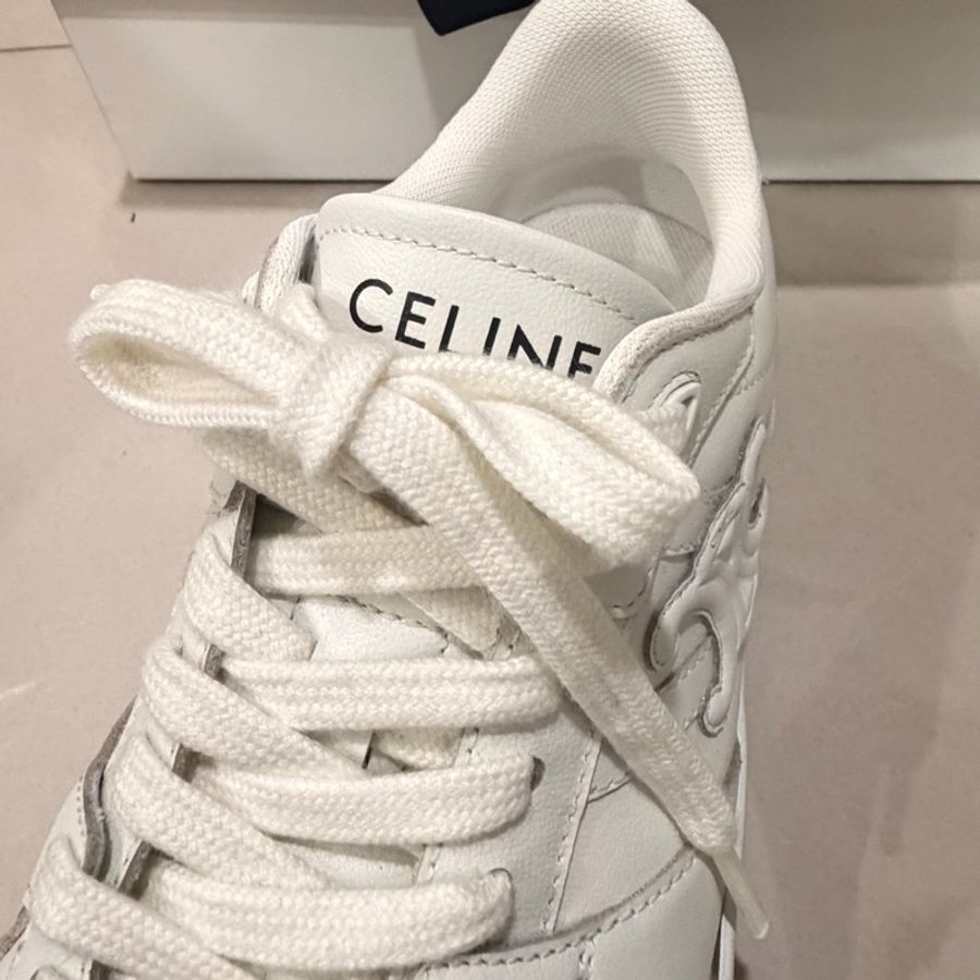 Celine凱旋門 logo 小白鞋-15