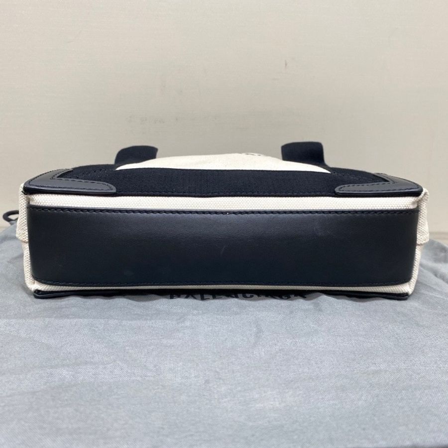 BALENCIAGA NAVY 徽標Logo子母手提肩背斜背包25*20*7.5 98新配件塵袋-4
