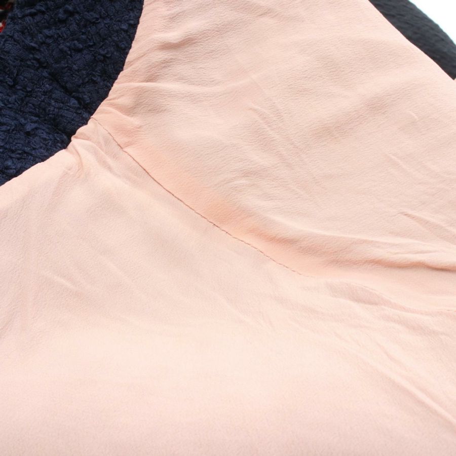 GUCCI 貓頭洋裝 516811 棉質人造絲 紅色 藏青色 二手 女款 36碼-5