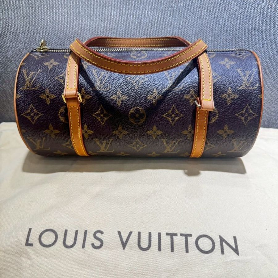 Louis Vuitton 圓筒手提包-0