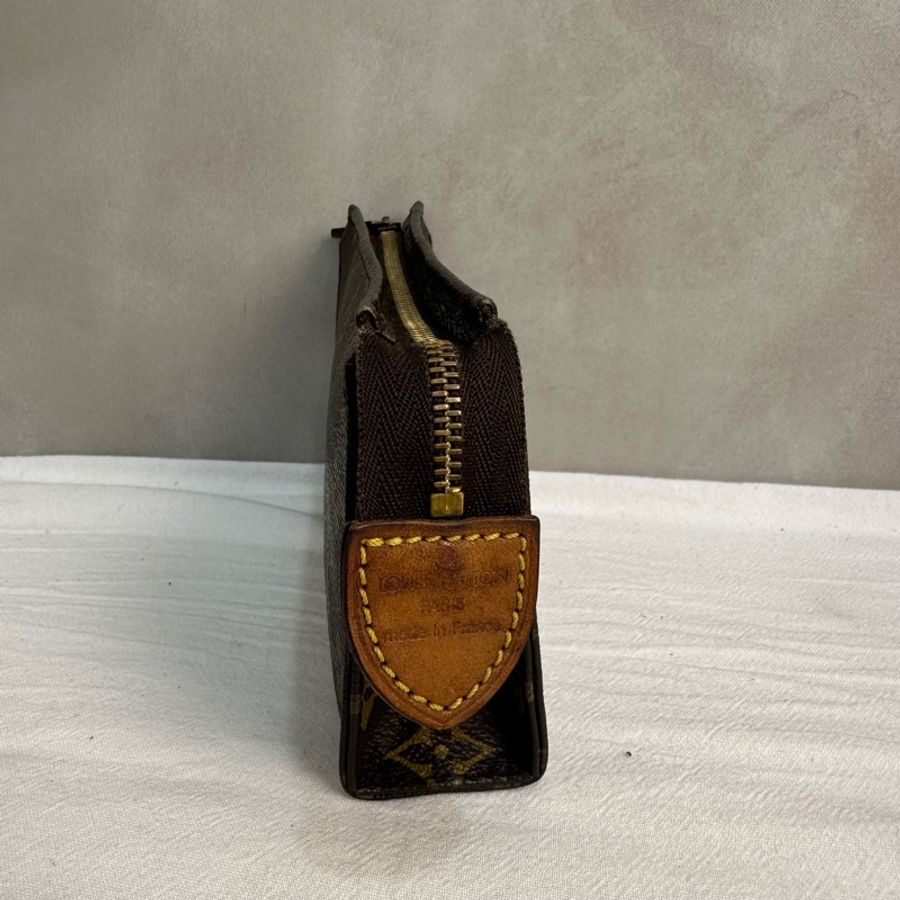 Louis Vuitton 中古老花迷你洗漱手拿包-6