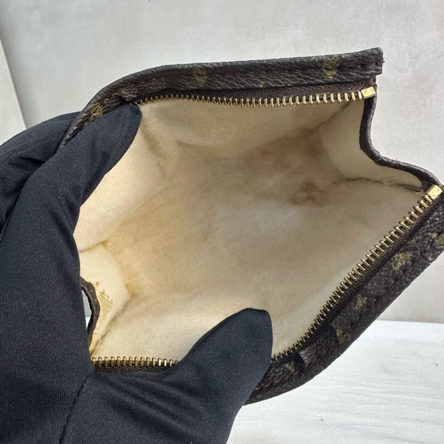 Louis Vuitton 中古老花迷你洗漱手拿包-10
