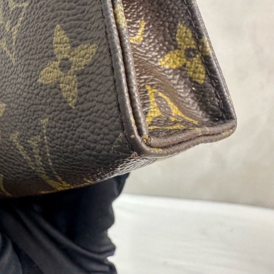 Louis Vuitton 中古老花迷你洗漱手拿包-14