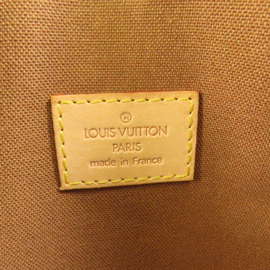 LOUIS VUITTON Monogram Lockit Horizontal Hand Bag金扣手挽袋-9