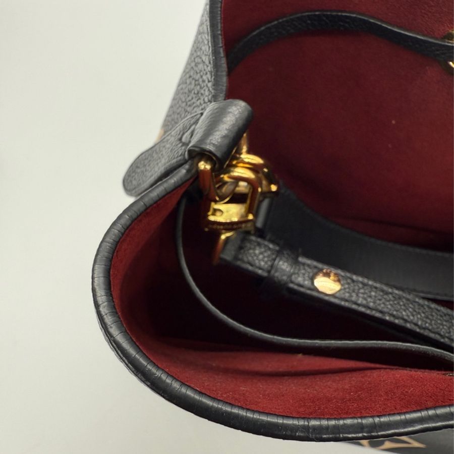 加贈MK斜背包 LOUIS VUITTON NéoNoé MM M45497 黑色 雙色壓紋水桶包-10