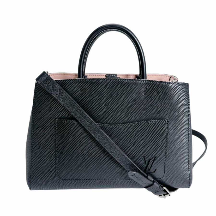 路易威登 Marel Tote BB Epi 皮革手提包 M59952 黑色-1