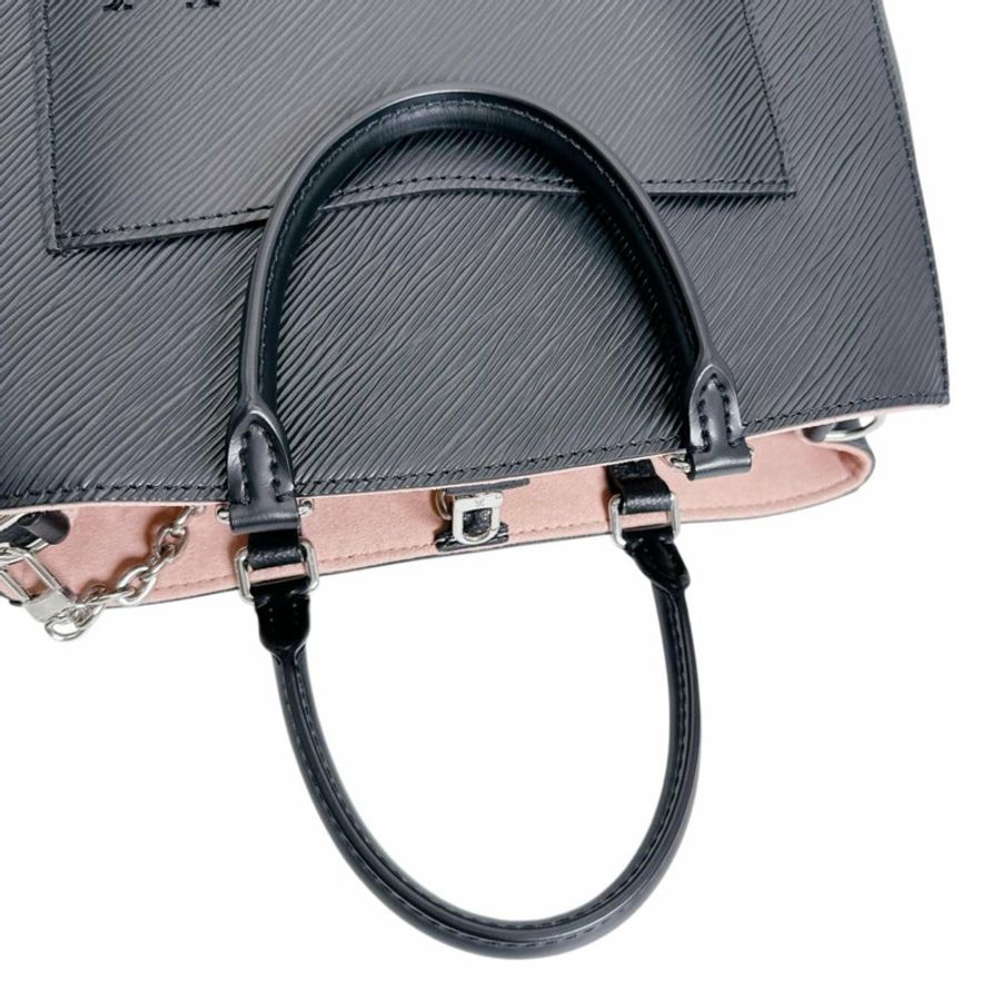 路易威登 Marel Tote BB Epi 皮革手提包 M59952 黑色-9