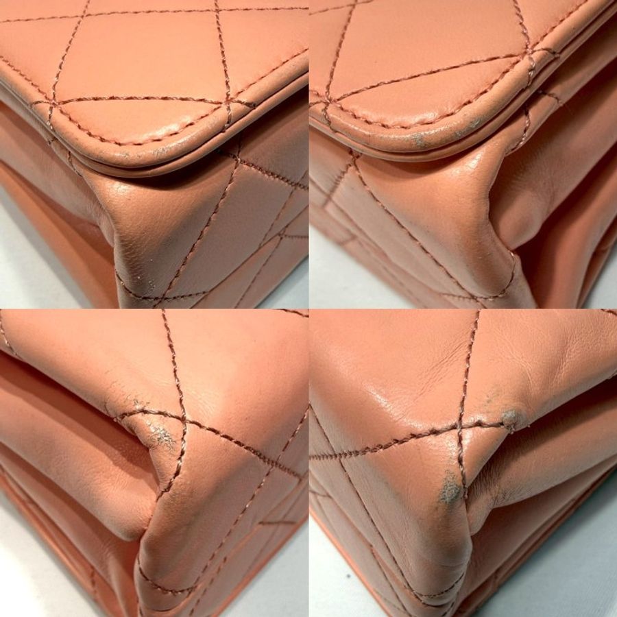 CHANEL mini金屬琺瑯手提鏈帶包-7