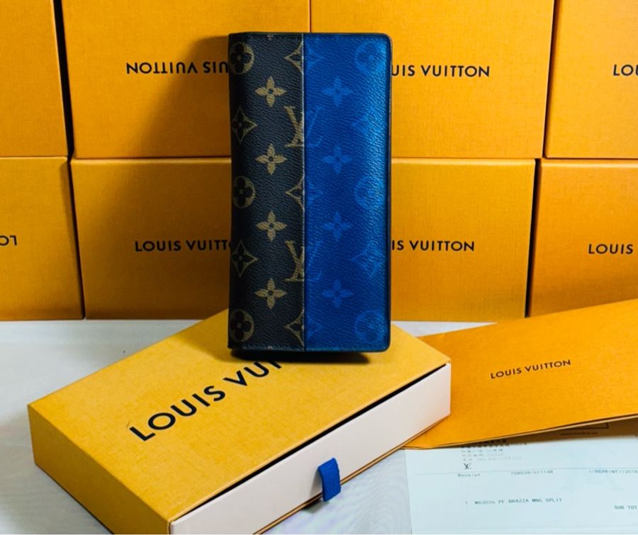🔥附購證 稀有美品 LV 路易威登 Louis Vuitton限量拼色老花對開17卡零錢袋長夾-1