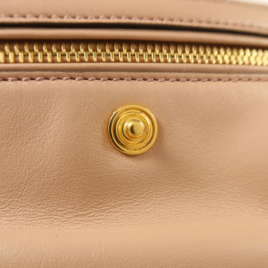 Miu Miu 牛皮皮革2 Way Shoulder金扣手挽肩背兩用袋-16
