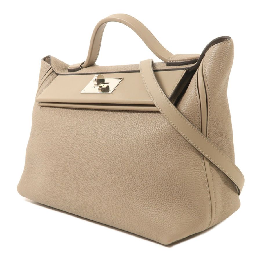 HERMES 【Hermes Fair】24/24 29cm手挽肩背兩用袋Gris Asphalte-2