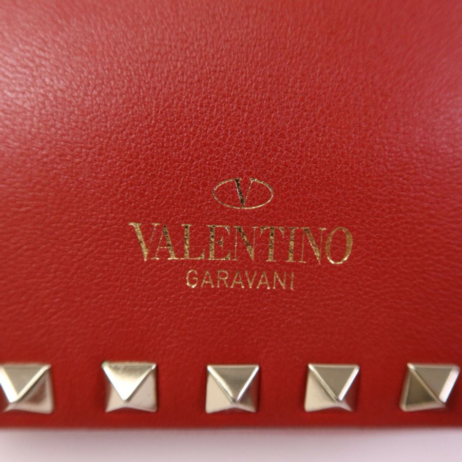 Valentino 牛皮皮革Garavani Rockstud Crossbody Bag金扣肩背袋-13
