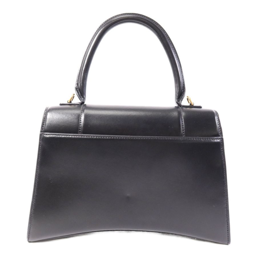 BALENCIAGA 牛皮皮革Hourglass Medium金扣手挽肩背兩用袋-1
