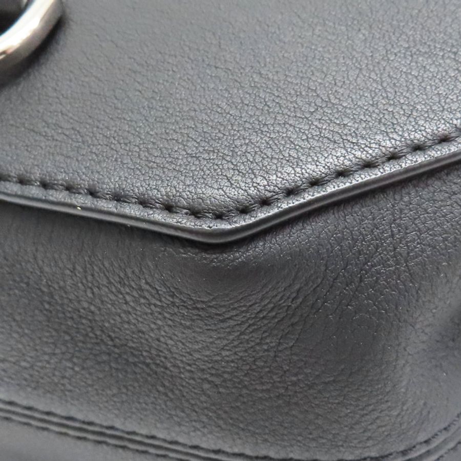 黑色 牛皮 肩背包【LOEWE 羅威】 B777NCNX03-10