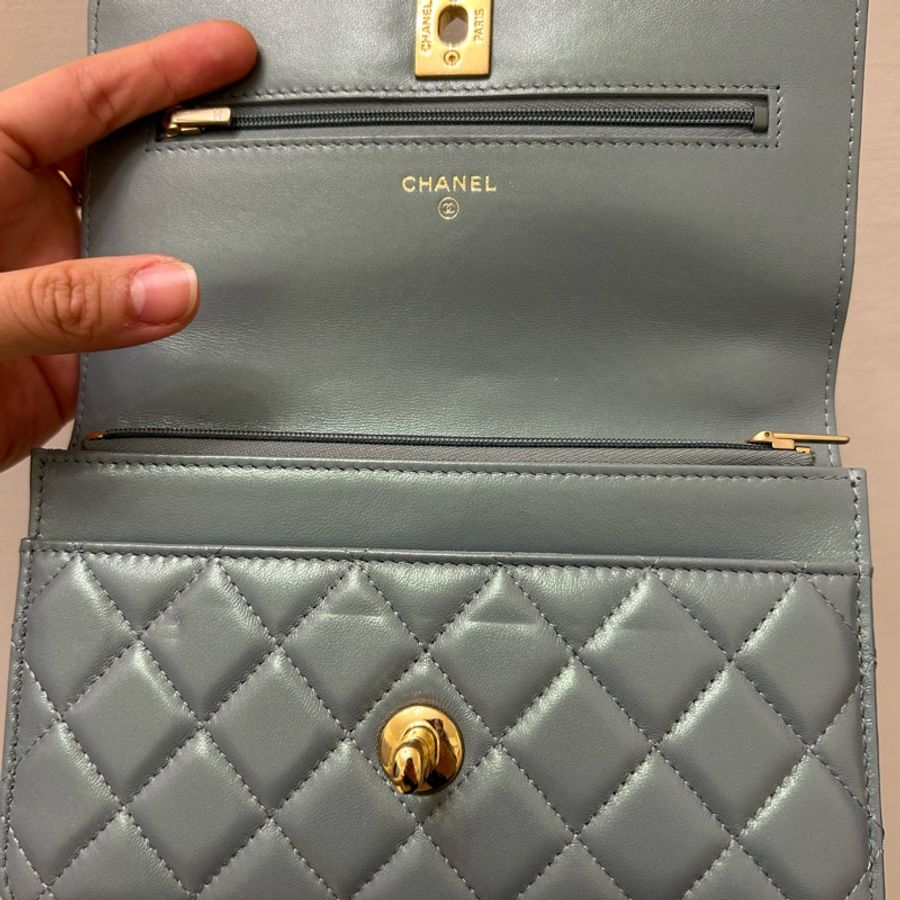 Chanel湖水綠Tiffany 綠WOC-5
