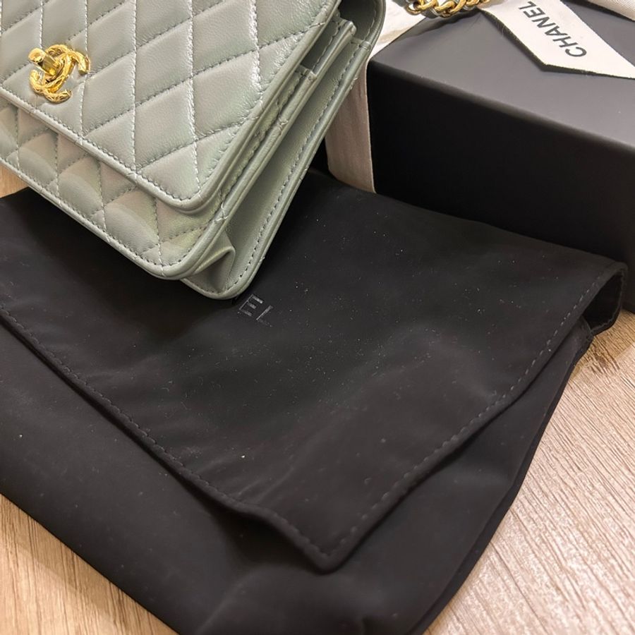 Chanel湖水綠Tiffany 綠WOC-9