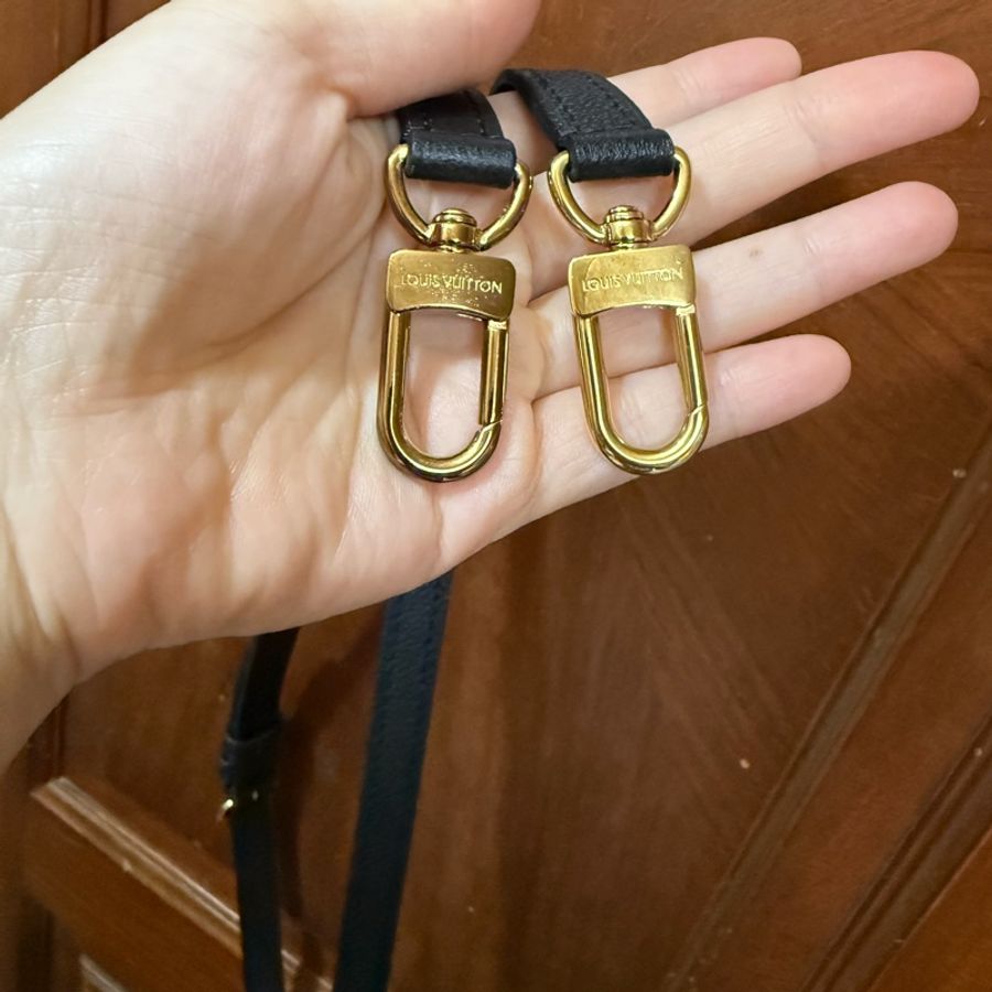 LV Nano Speedy Monogram Empreinte 皮革 黑色 手提 斜背-16