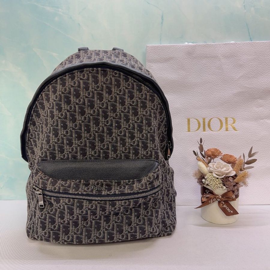DIOR Rider Oblique緹花後背包-0