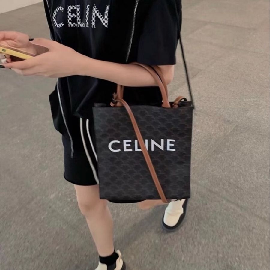Celine赛琳老花托特包-1