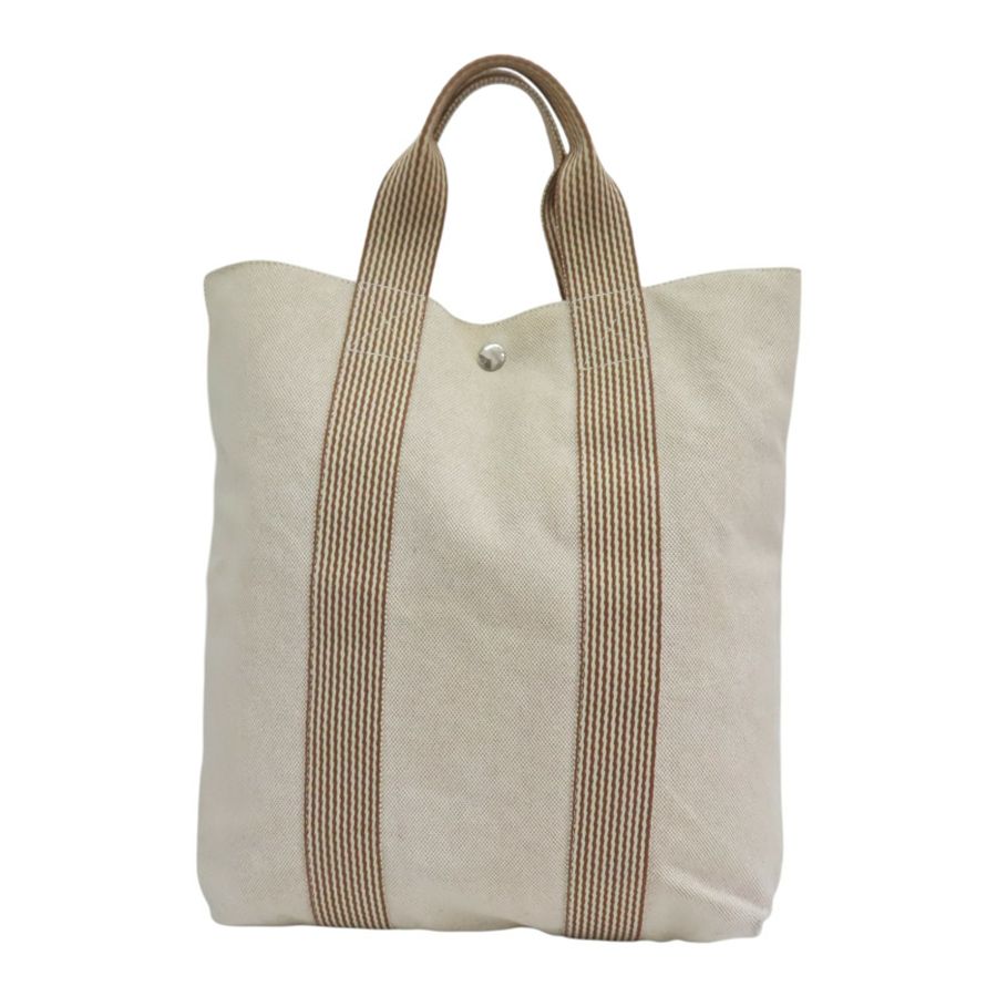 米色 帆布 Fourre Tout Cabas 托特包【HERMES 愛馬仕】-1