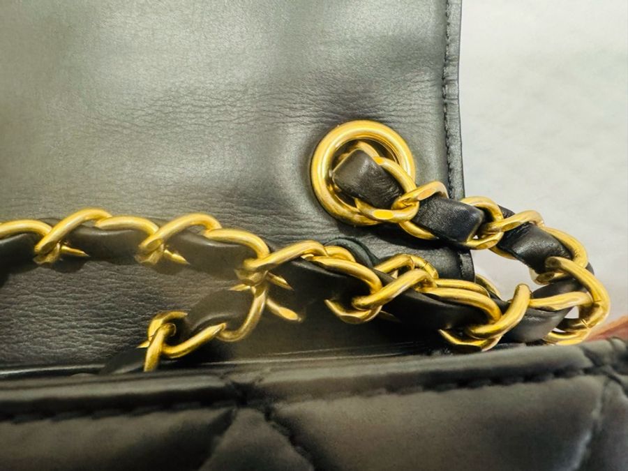 「保留中」Chanel 經典黑金鏈條包-6