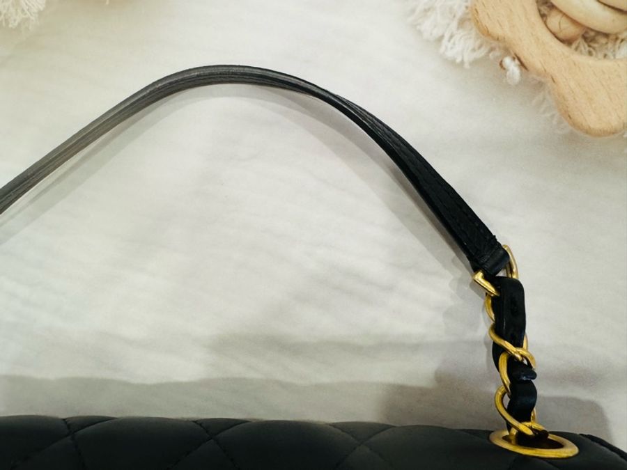 「保留中」Chanel 經典黑金鏈條包-13