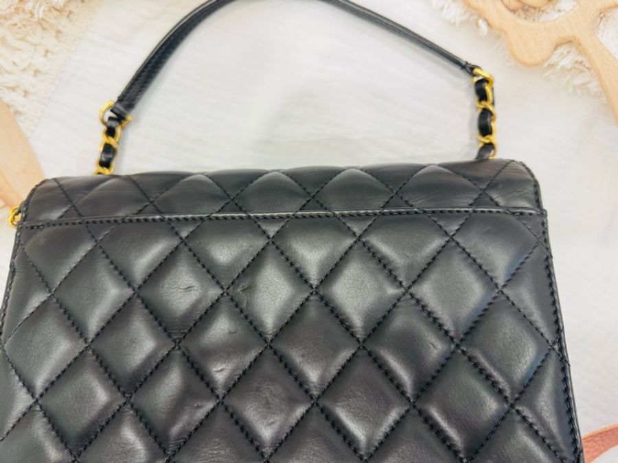 「保留中」Chanel 經典黑金鏈條包-15