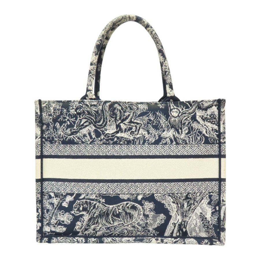 藍色 刺繡帆布 Book Tote M 托特包【Dior 迪奧】 M1296ZRGO-1