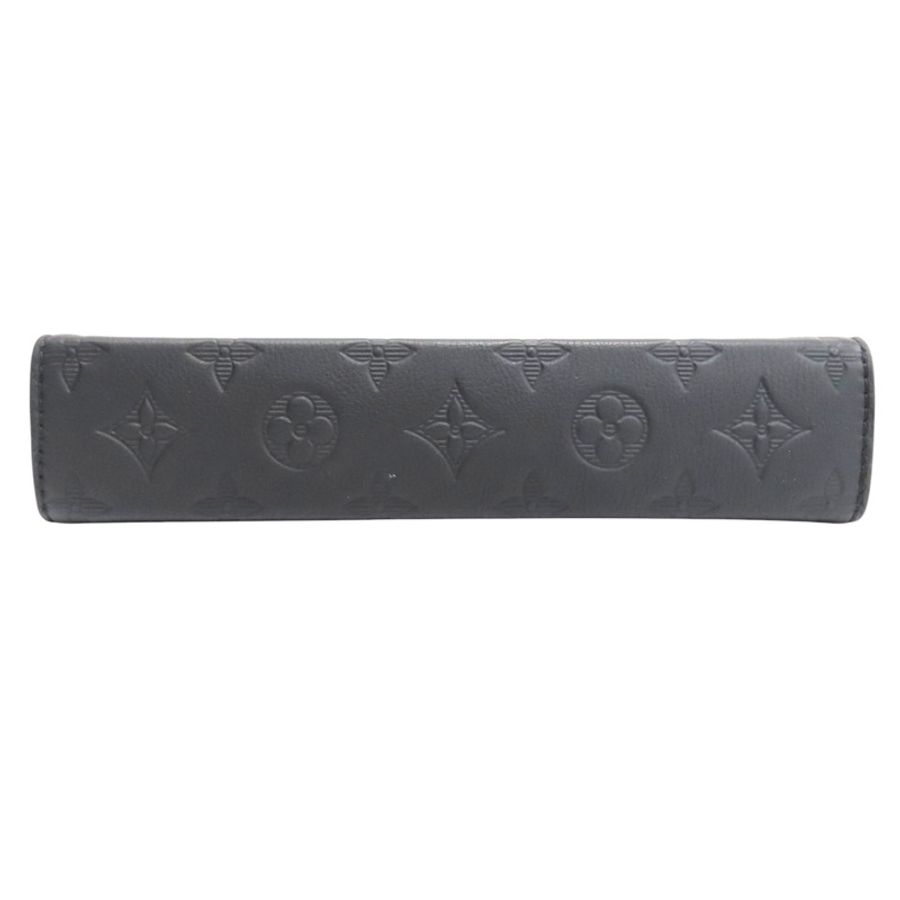 黑色 牛皮壓紋 Gaston 肩背包【LOUIS VUITTON LV 路易威登】 M81115-3