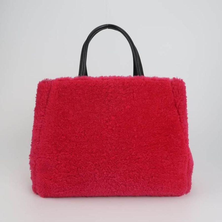 Fendi Petite 2 Jours中號牛皮拼色金屬框架單肩包-4