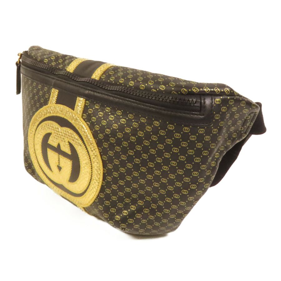 GUCCI 皮革DAPPER DAN Waist Bag腰包-2
