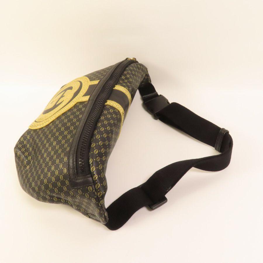 GUCCI 皮革DAPPER DAN Waist Bag腰包-4
