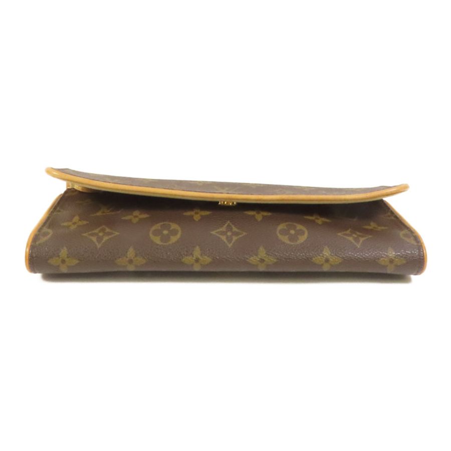 LOUIS VUITTON Monogram Pochette Twin GM金扣肩背袋-3