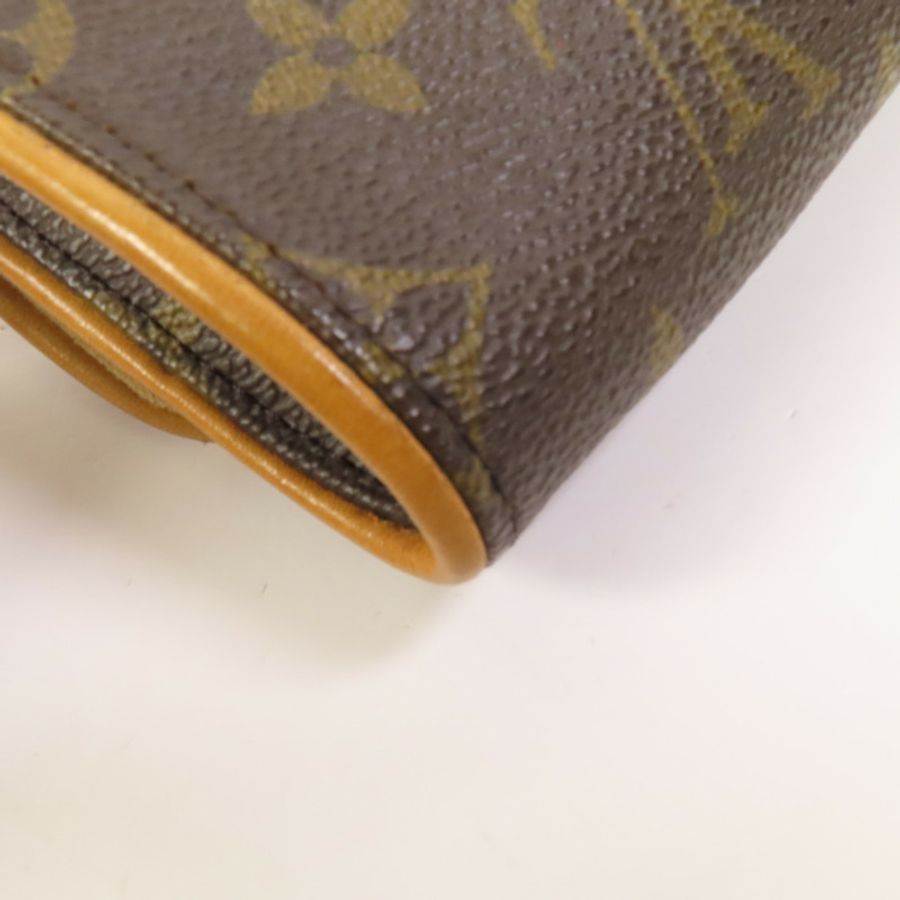 LOUIS VUITTON Monogram Pochette Twin GM金扣肩背袋-11