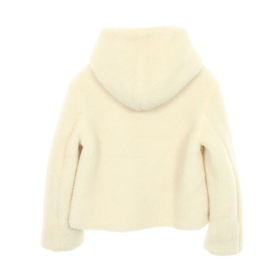 BURBERRY Bore Blouson 羊絨聚酯白色 #UK2 二手女裝-1
