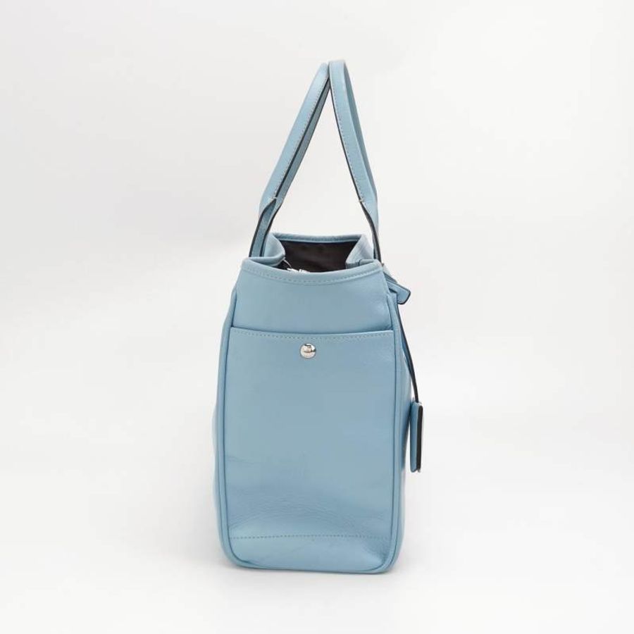 Loewe牛皮純色字母Logo托特包手提包-2