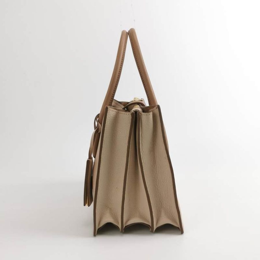 Miu Miu Madras羊皮純色字母logo金屬扣單肩包-2
