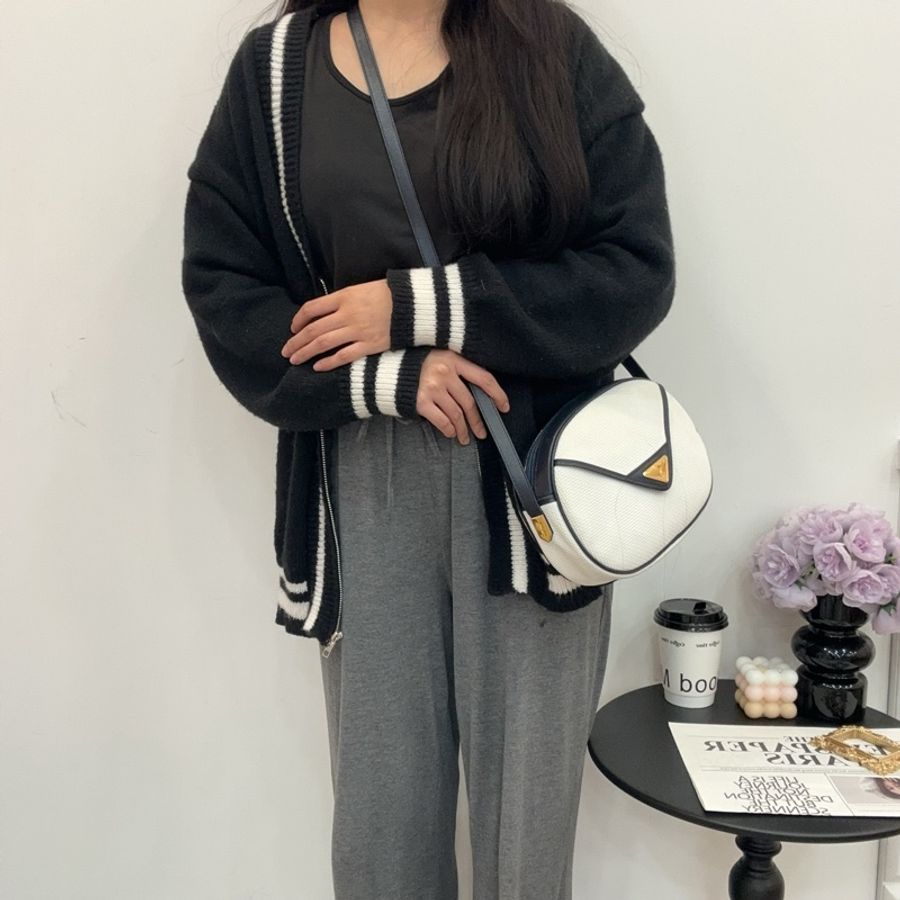 【赫蒂國際精品】 YSL 聖羅蘭 中古白色編織皮革信封斜背包包 vintage-4