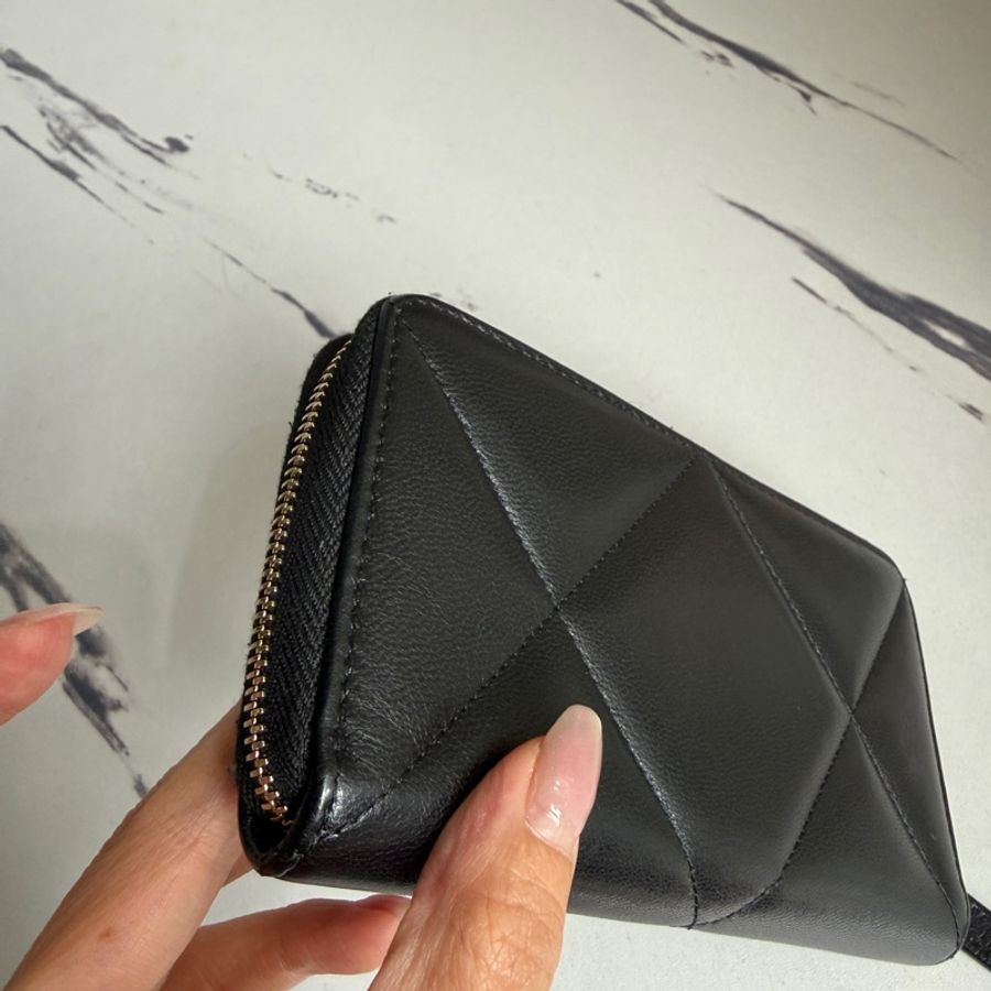 Chanel 19中夾 最美皮夾-7