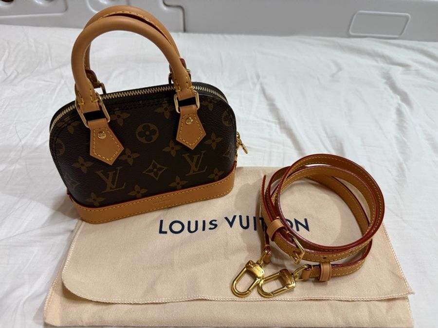 LV Nano Alma M82717 小貝殼包 手提 斜背 側背包-0