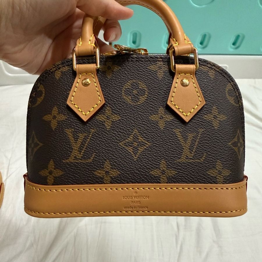 LV Nano Alma M82717 小貝殼包 手提 斜背 側背包-5