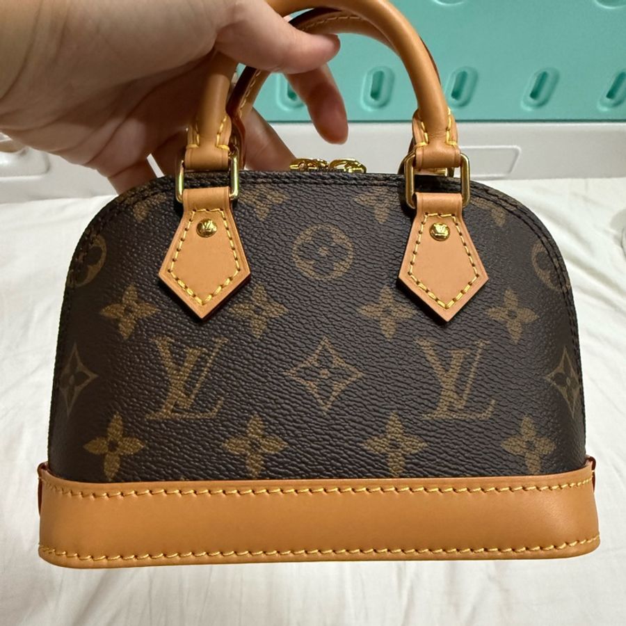 LV Nano Alma M82717 小貝殼包 手提 斜背 側背包-6