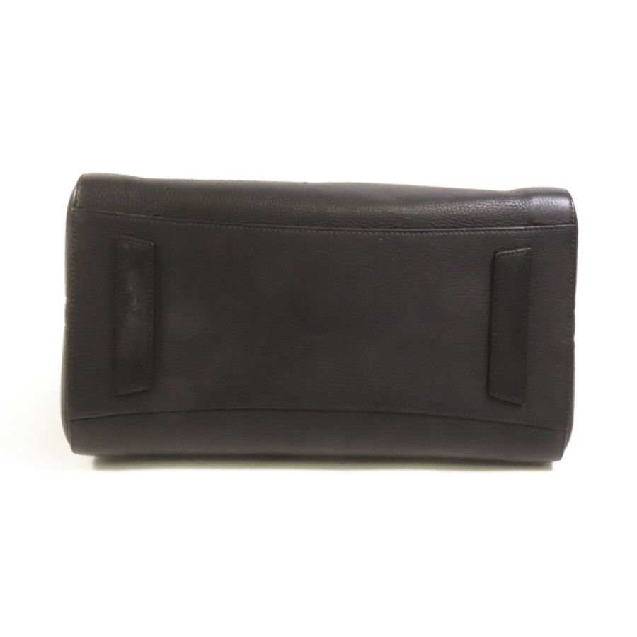 GIVENCHY 牛皮皮革Antigona銀扣手挽肩背兩用袋-3