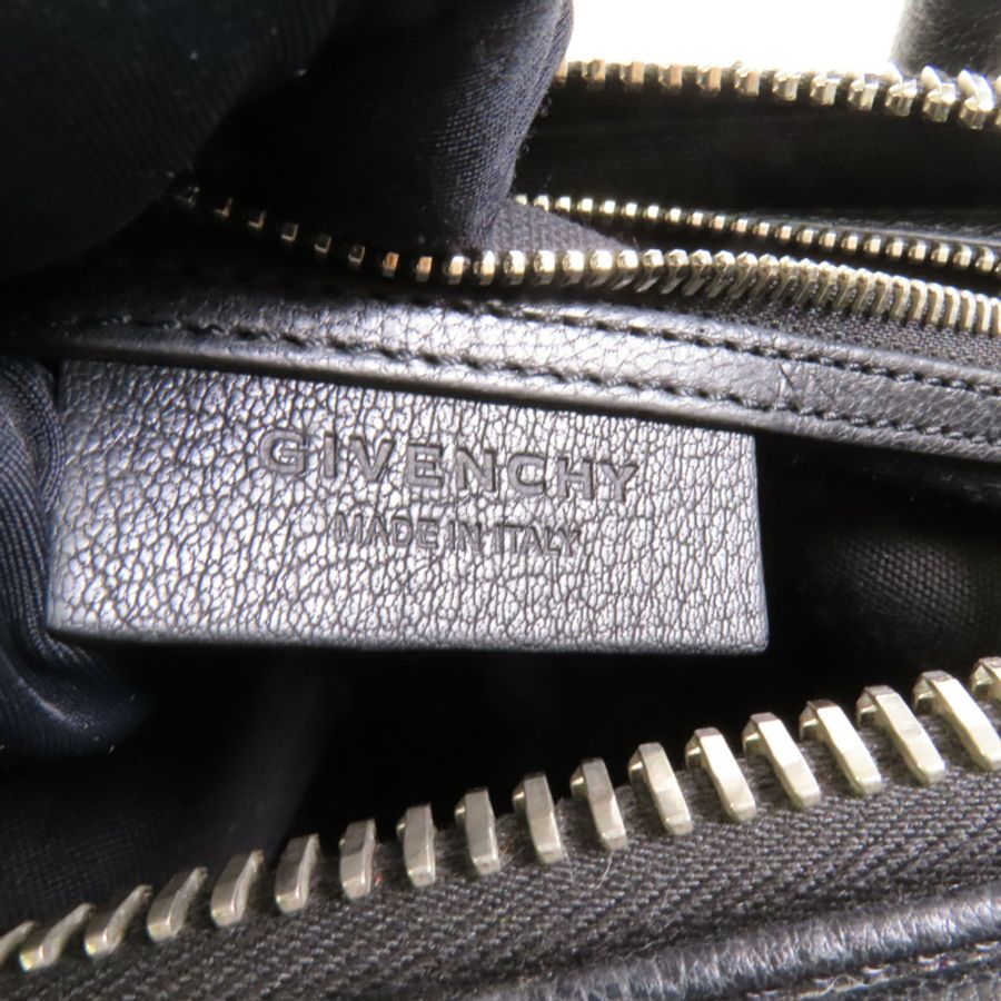 GIVENCHY 牛皮皮革Antigona銀扣手挽肩背兩用袋-8