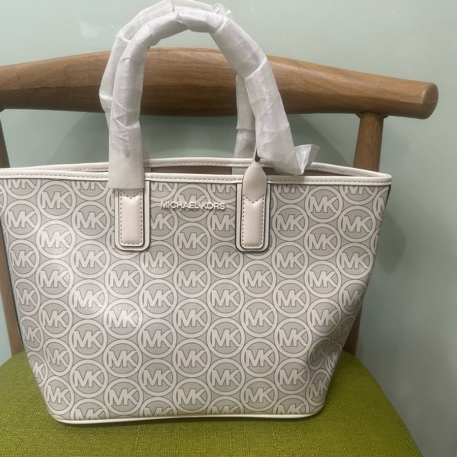 【全新】Michael Kors MK 滿版印花托特包/手提包|可當天出貨-0