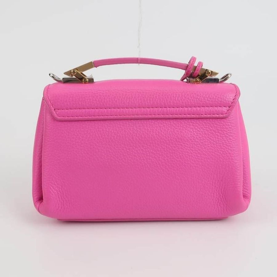 BalenciagaLe Dix牛皮純色方形按扣斜挎包單肩包-4