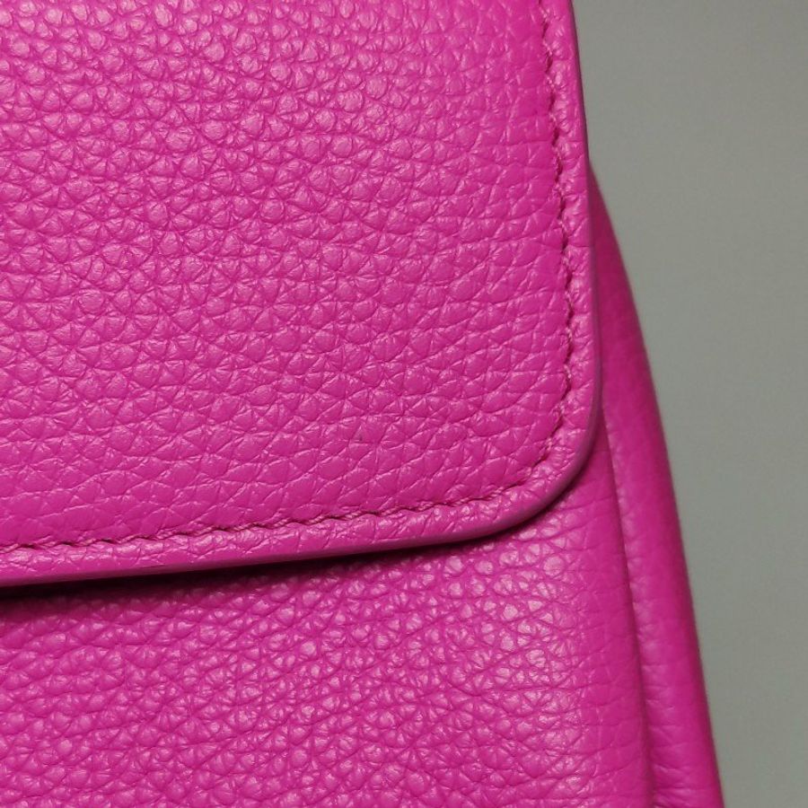 BalenciagaLe Dix牛皮純色方形按扣斜挎包單肩包-17