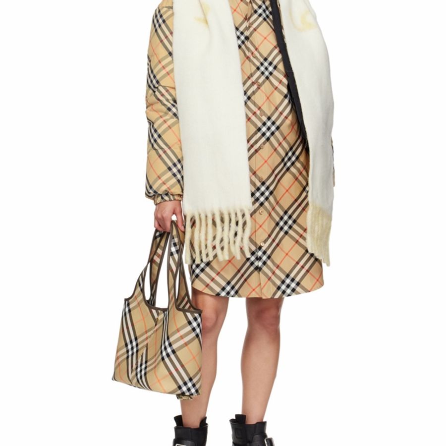 Burberry 女士 小號格紋托特包均碼碼小號、41cm*14cm*26cm-2