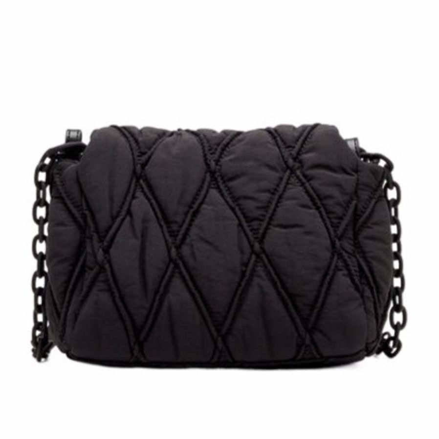 Diesel 女士 Charm-D S-Small 絎縫單肩包均碼碼21cm*9cm*16cm-2